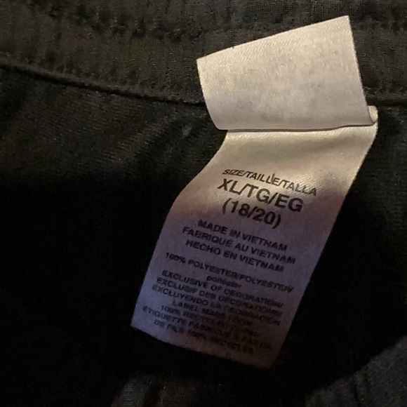 adidas Black Jogger Pants with White Side Stripes - Picture 3 of 3